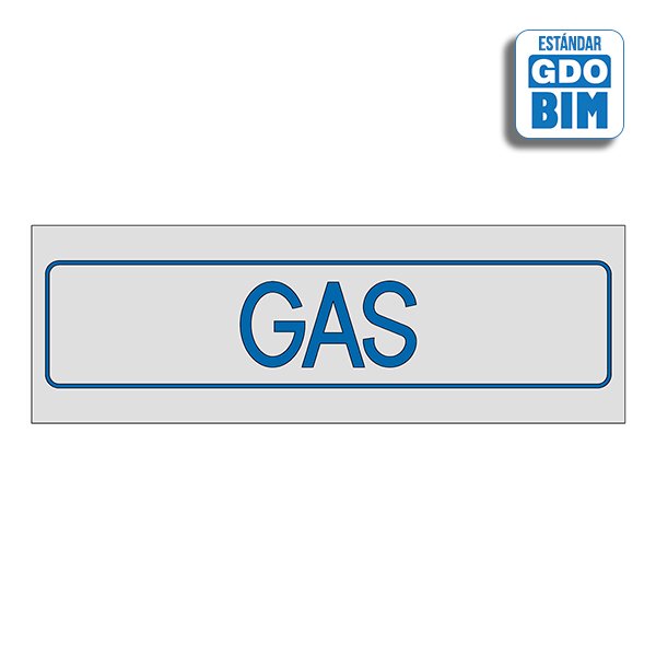 Objeto BIM de Señal GAS Glasspack