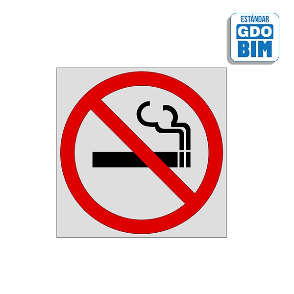 Señal Prohibido fumar