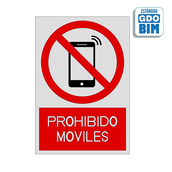 Señal Prohibido móviles