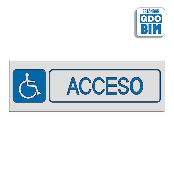 Señal Acceso discapacitados
