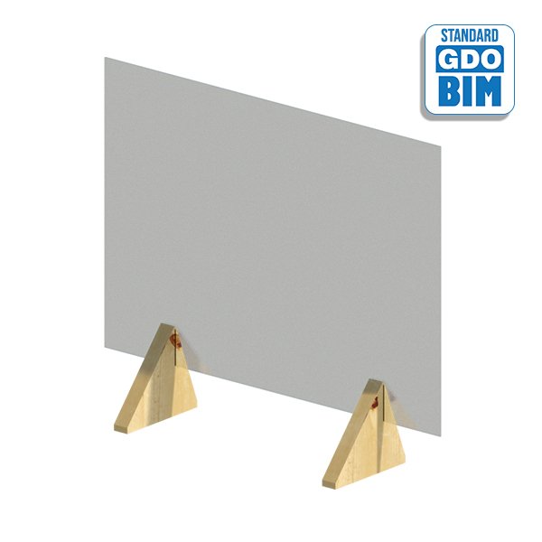 Counter divider with window 1000