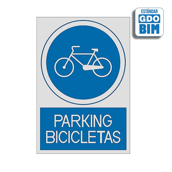 Señal Parking bicicletas