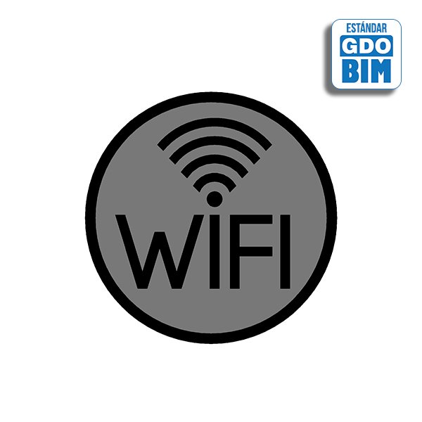Objeto BIM de Señal Zona Wifi