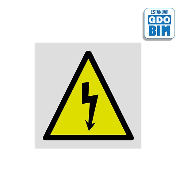 Señal Atención riesgo eléctrico 