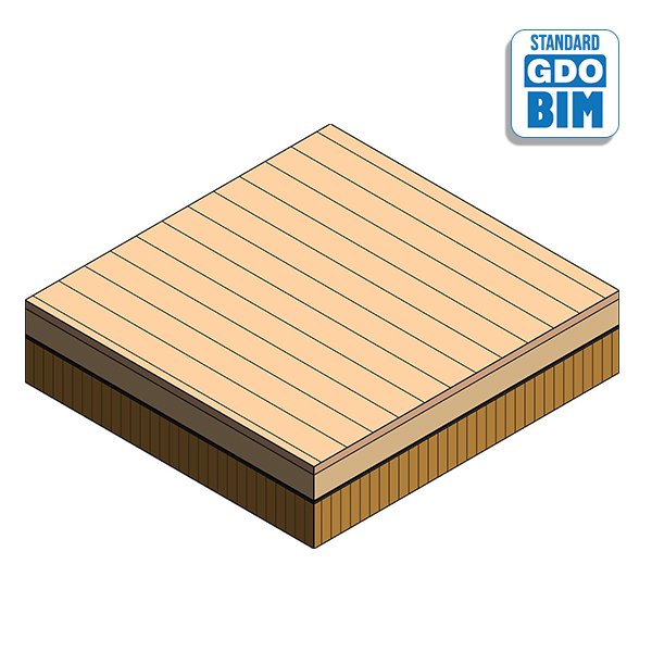 BIM object build in wood CLT Bal