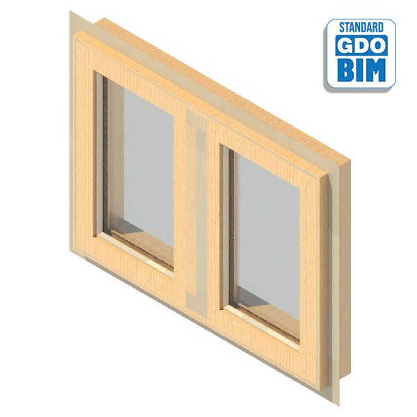 Window 2 Panel Side Hung 800 x 6